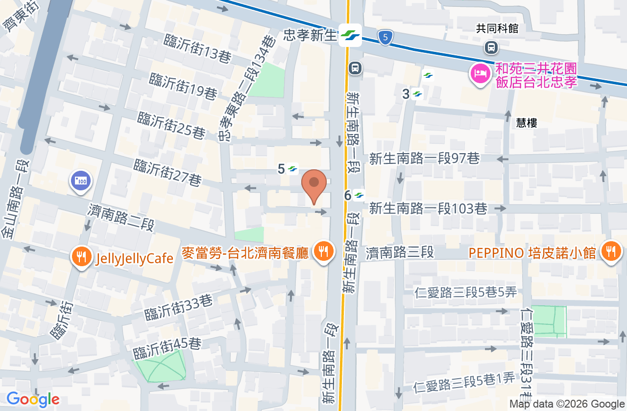 玉霖牙醫診所 位置地圖
