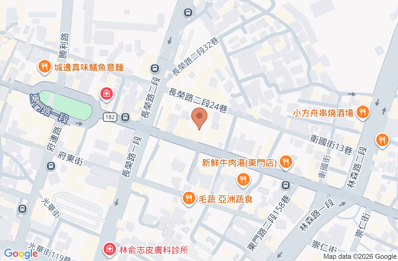 陳眼科耳鼻喉科診所 位置地圖