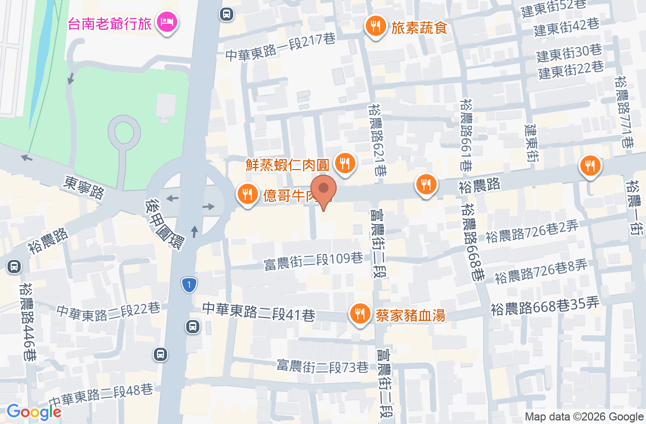 富田診所 位置地圖