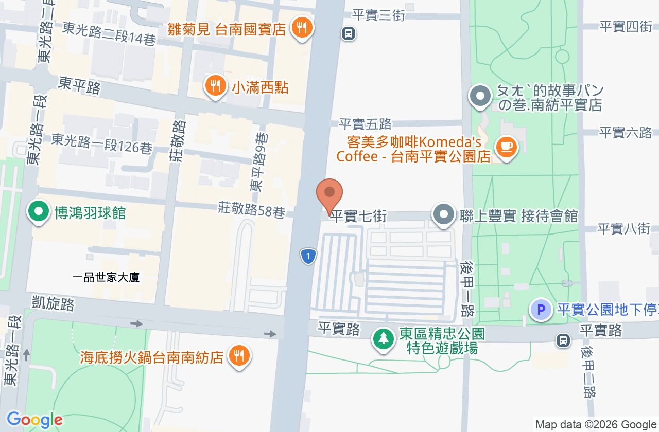 國光眼科診所 位置地圖