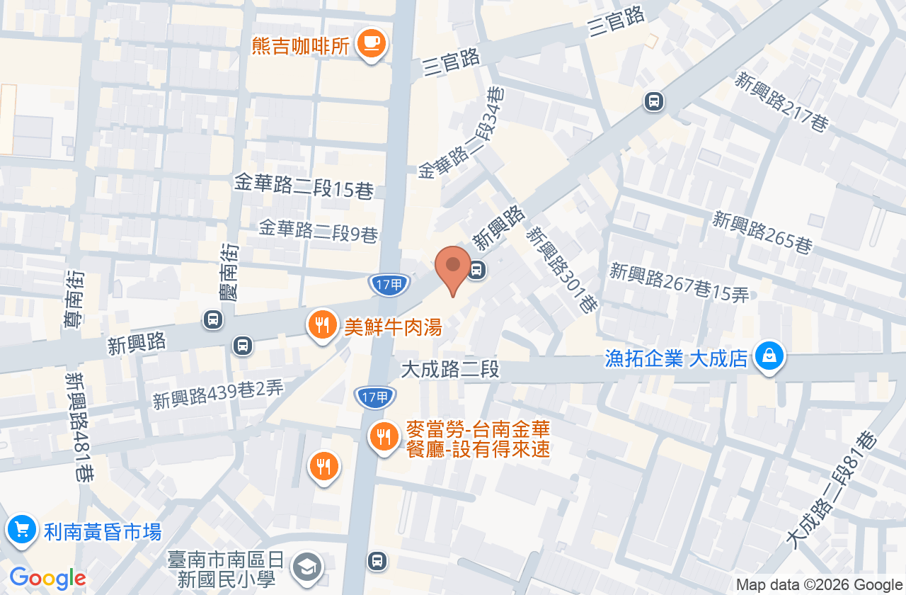 文賓小兒科內科診所 位置地圖