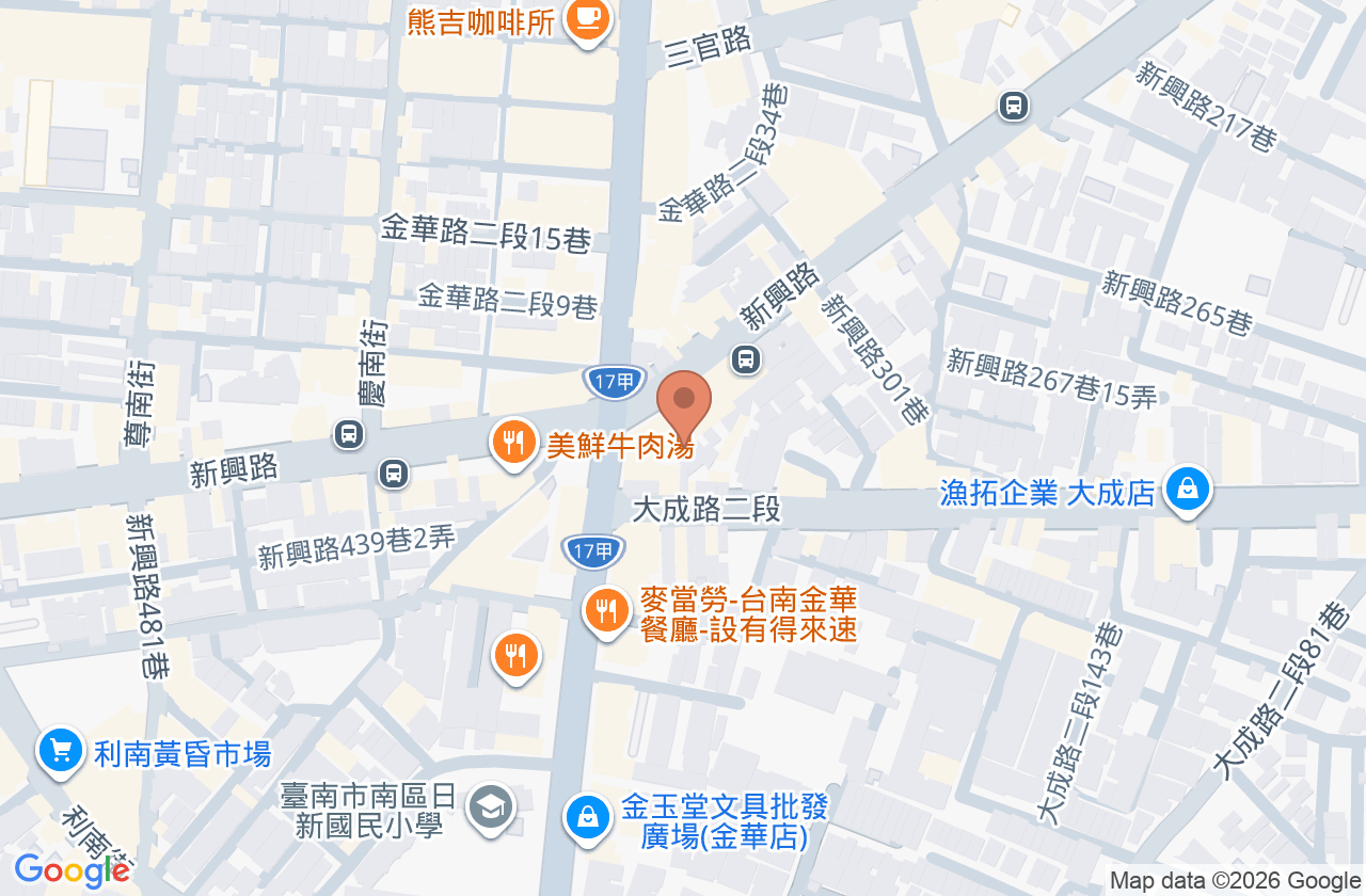 侯明邦診所 位置地圖