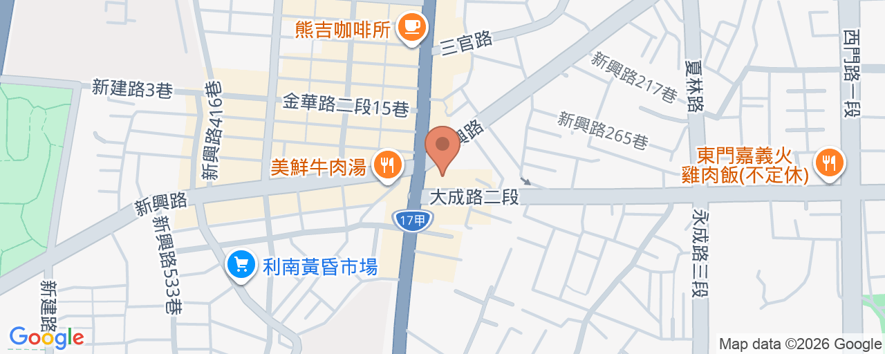 侯明邦診所 位置地圖