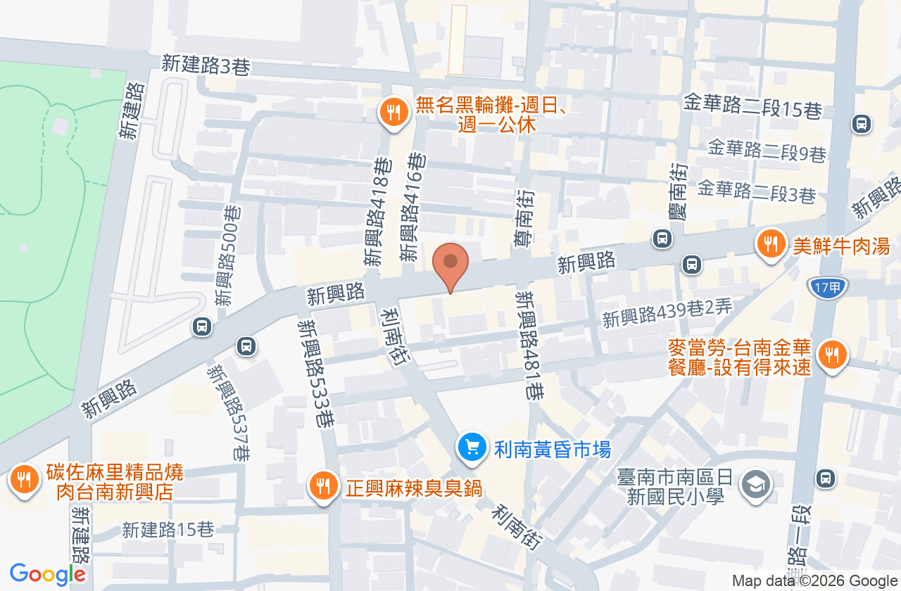 蕭昱淩小兒科診所 位置地圖