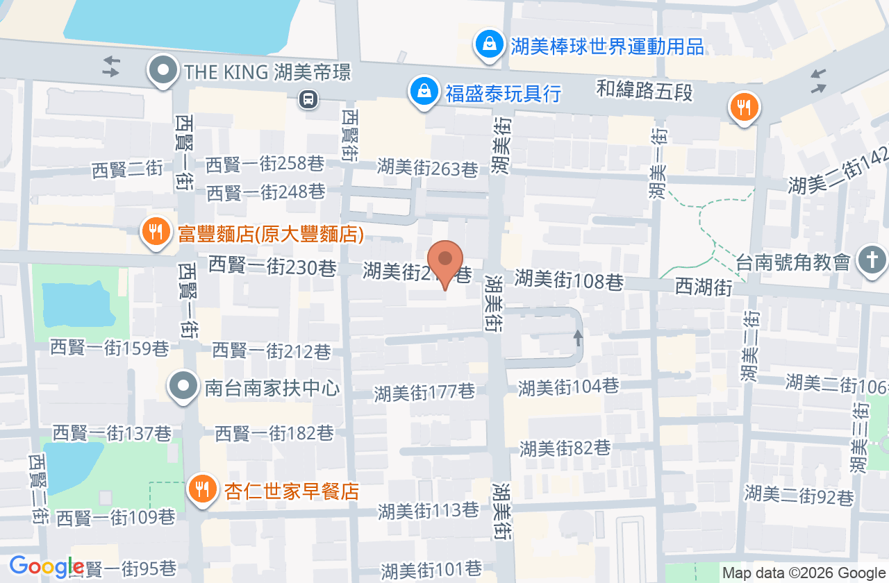 湖美耳鼻喉科診所 位置地圖