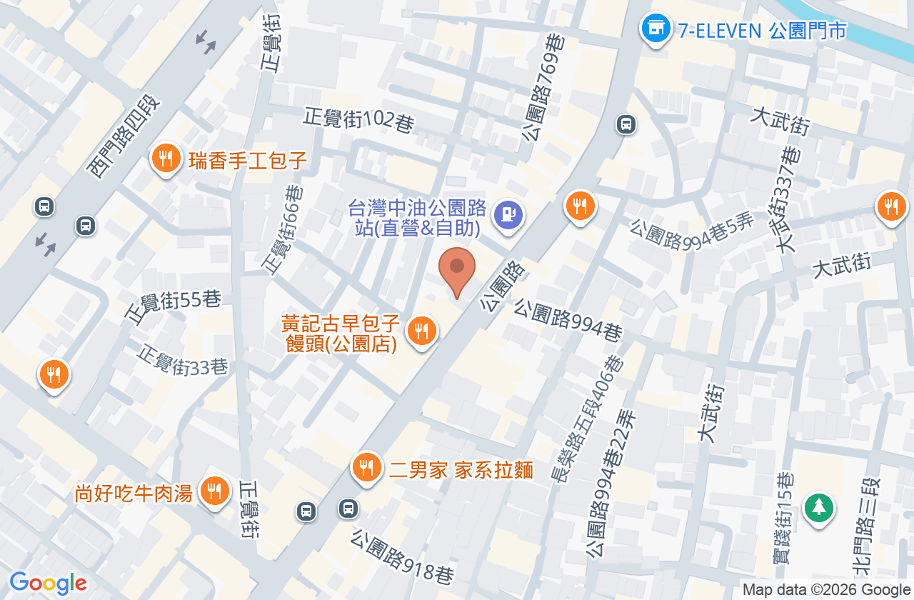 陳文峯耳鼻喉科診所 位置地圖