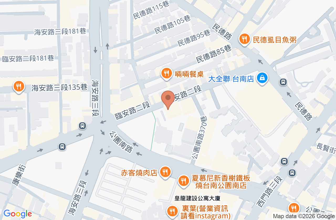 許庭碩耳鼻喉科診所 位置地圖
