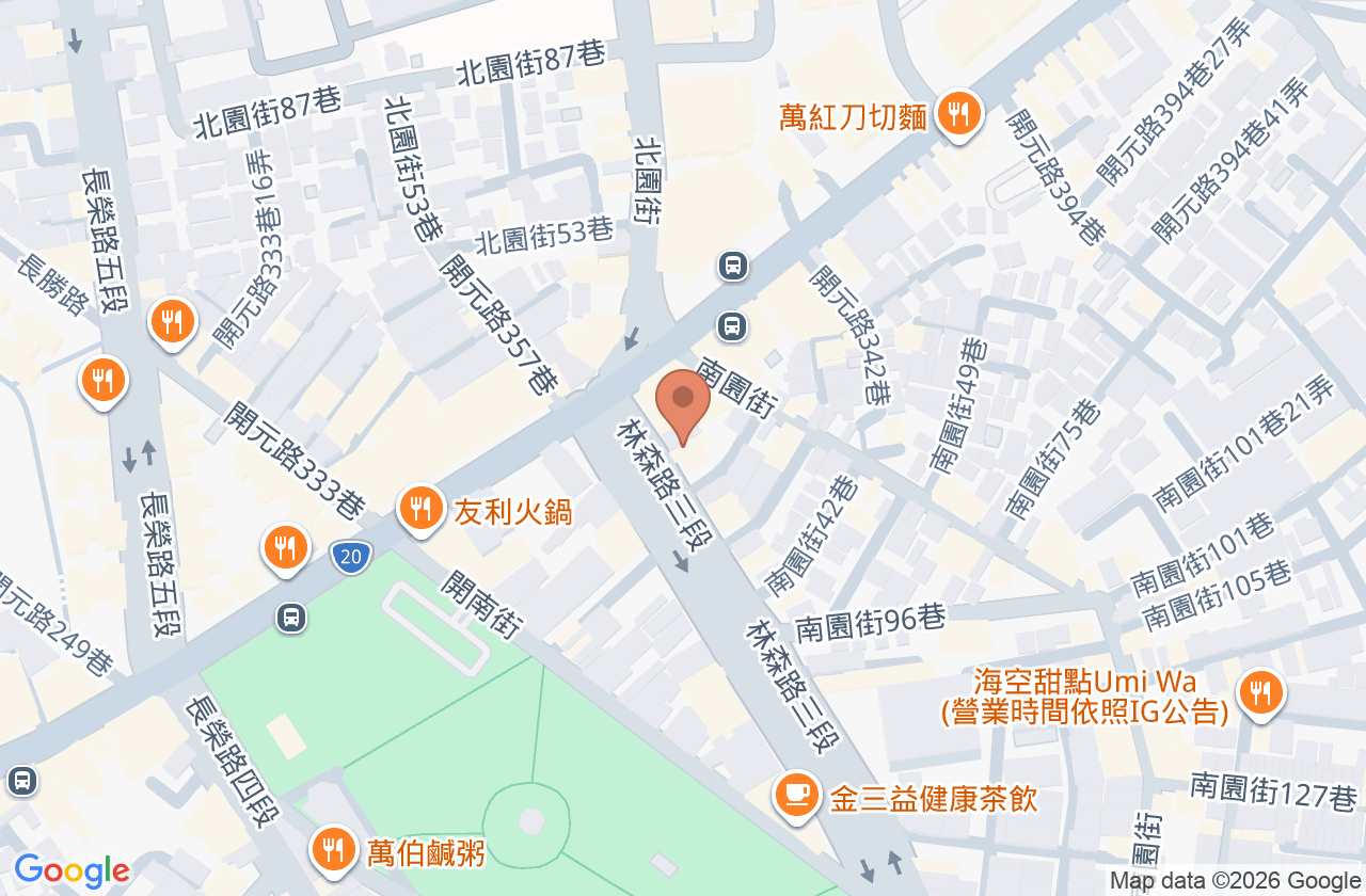 開元骨外科診所 位置地圖