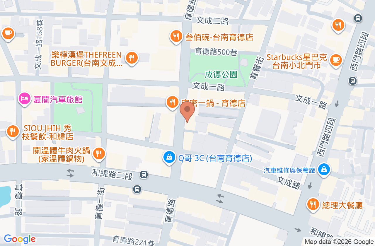 許森彥精神科診所 位置地圖