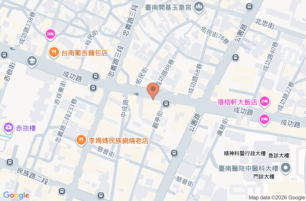 呂忠苓眼科診所 位置地圖