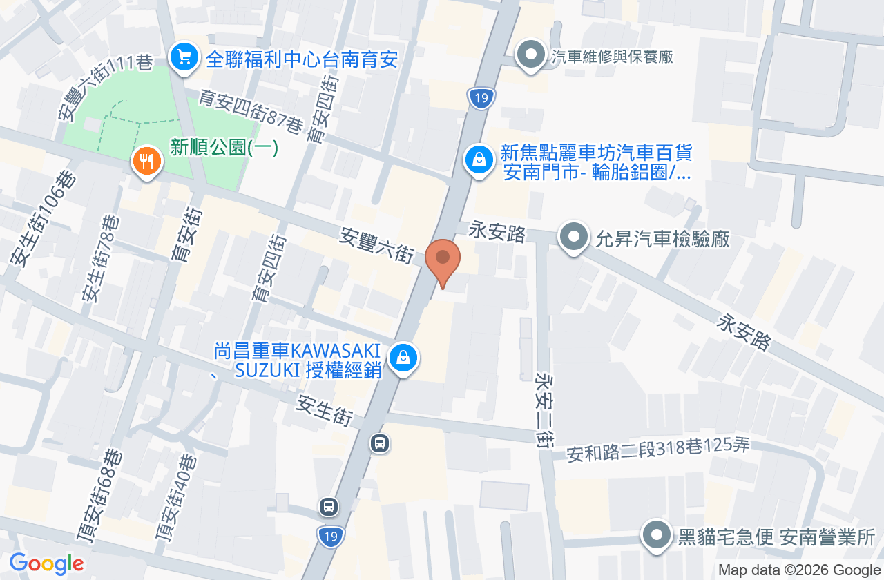 張銘顯診所 位置地圖