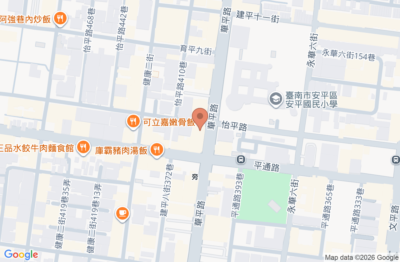 陽光小兒科診所 位置地圖