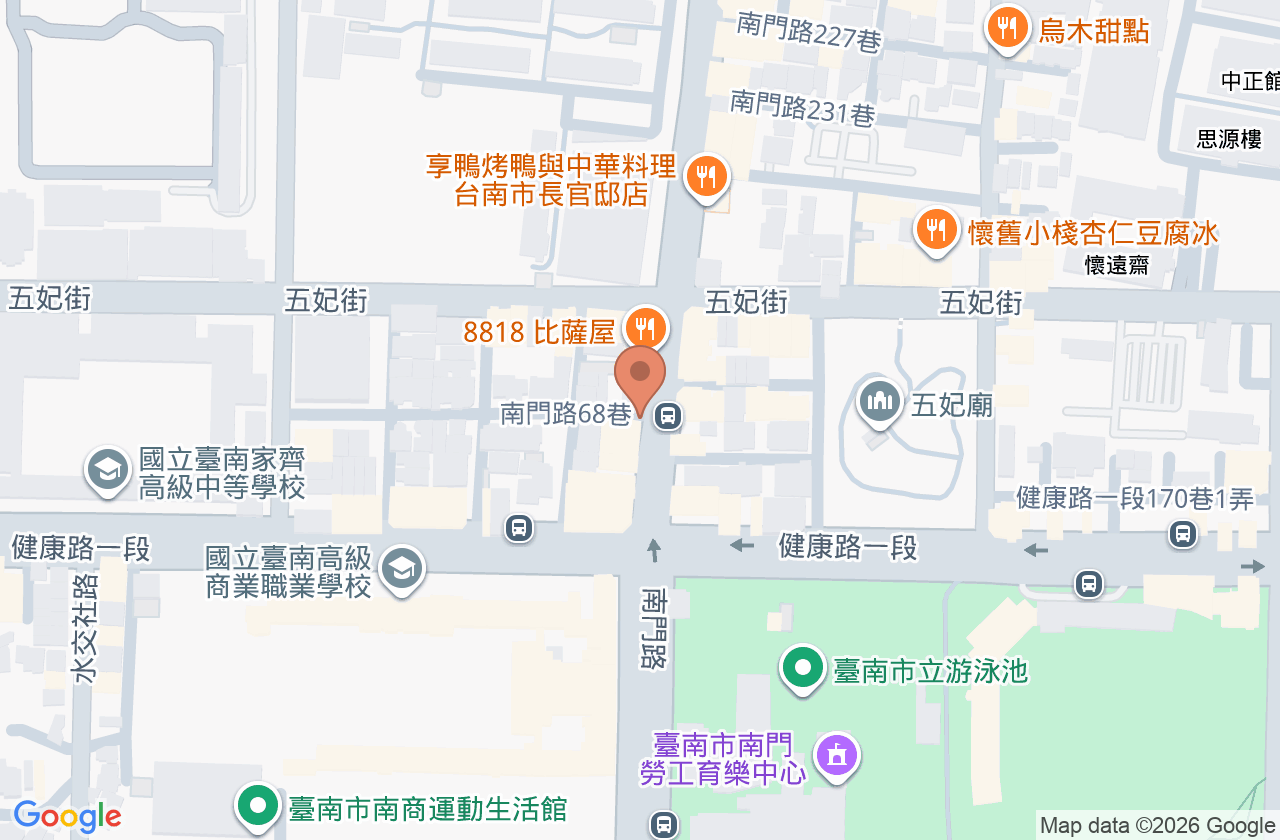 南門蔡內科診所 位置地圖