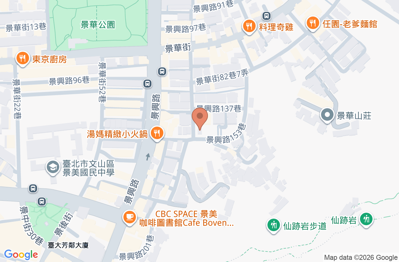 景美喜信牙醫診所 位置地圖