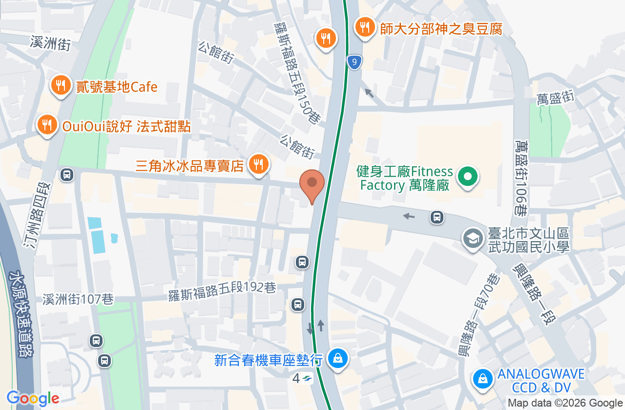 羅斯福臻美牙醫診所 位置地圖