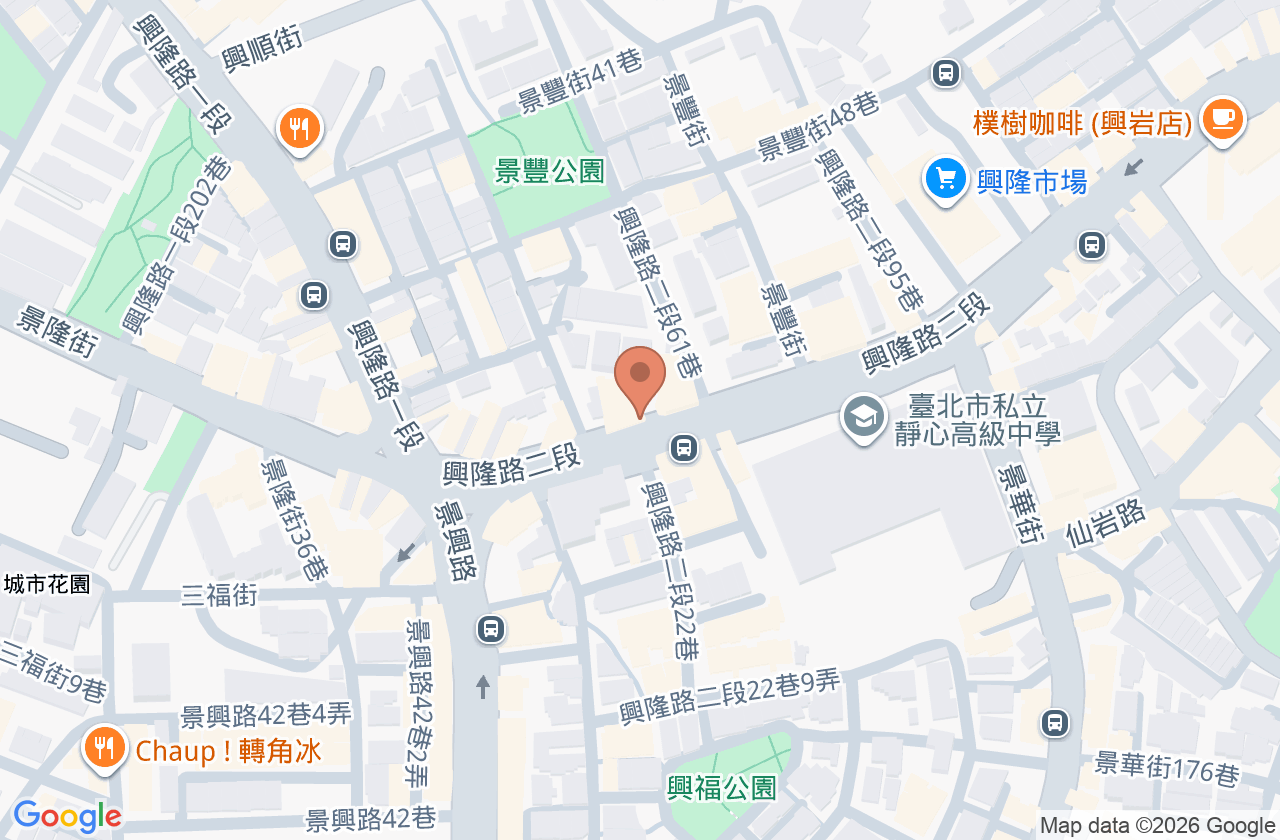 靜心芙荃牙醫診所 位置地圖
