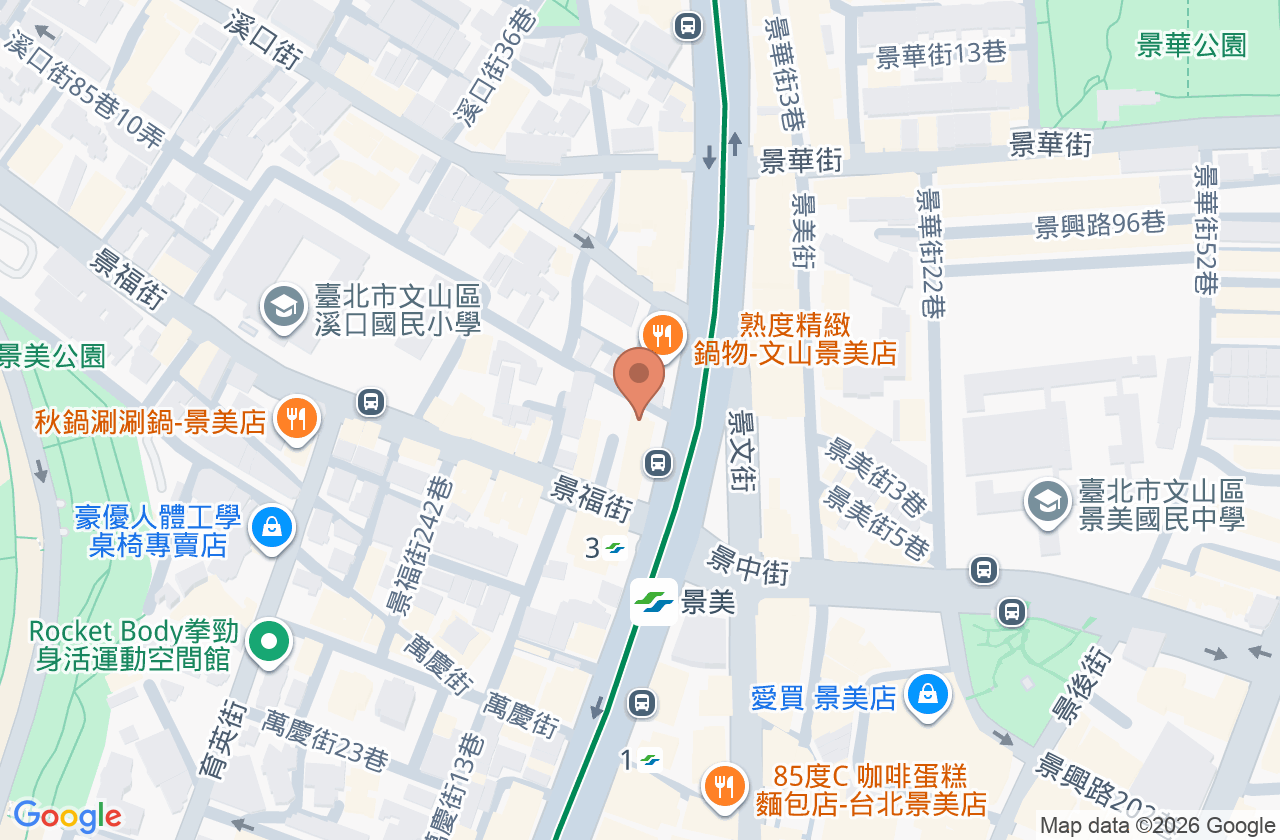 景曦牙醫診所 位置地圖