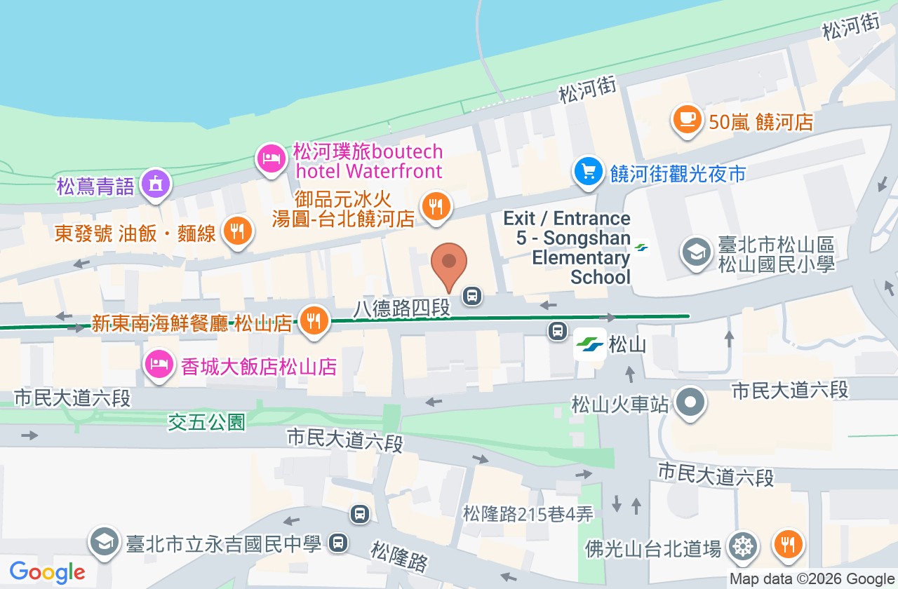 松新牙醫診所 位置地圖