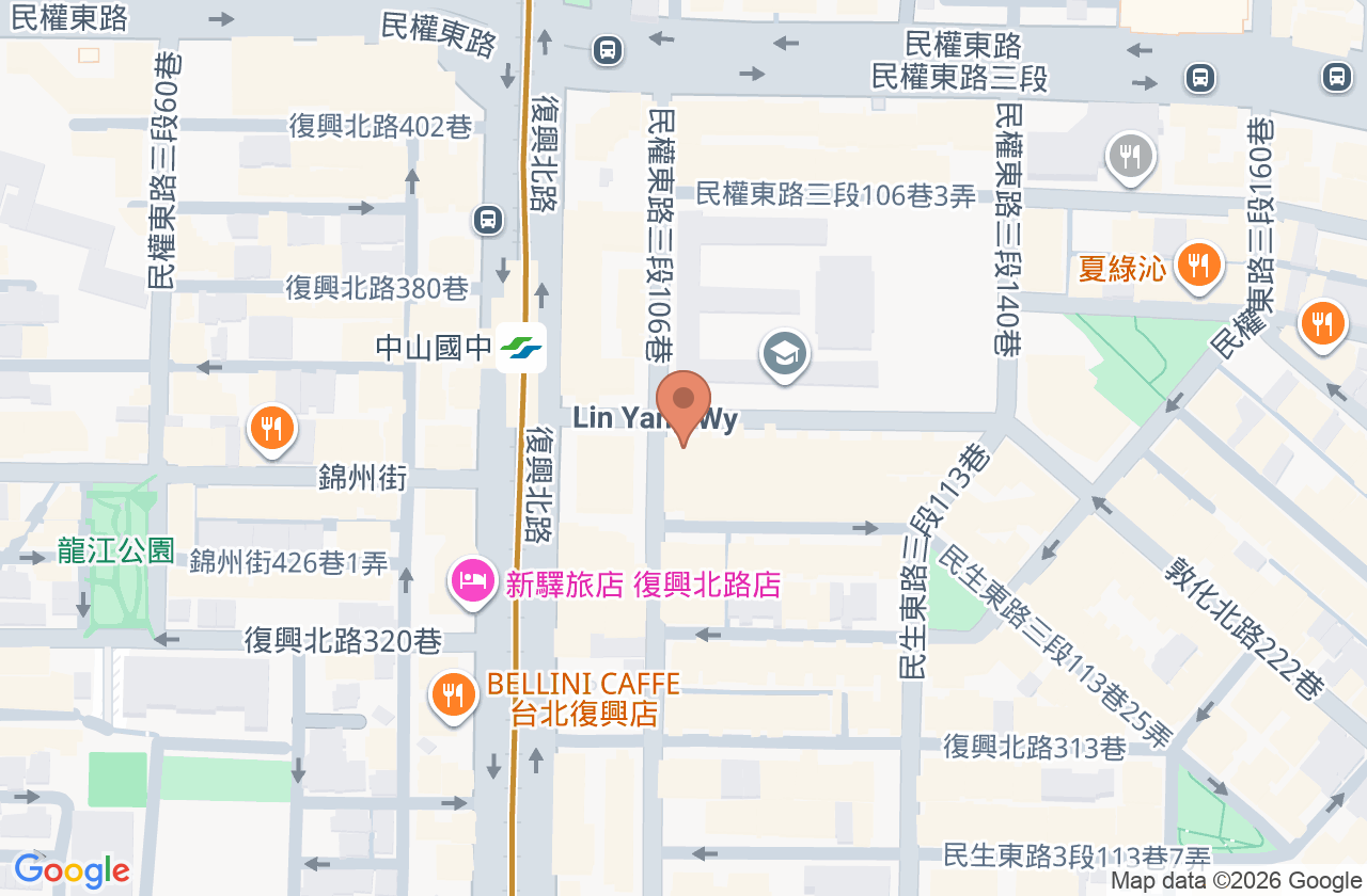 杏頤牙醫診所 位置地圖