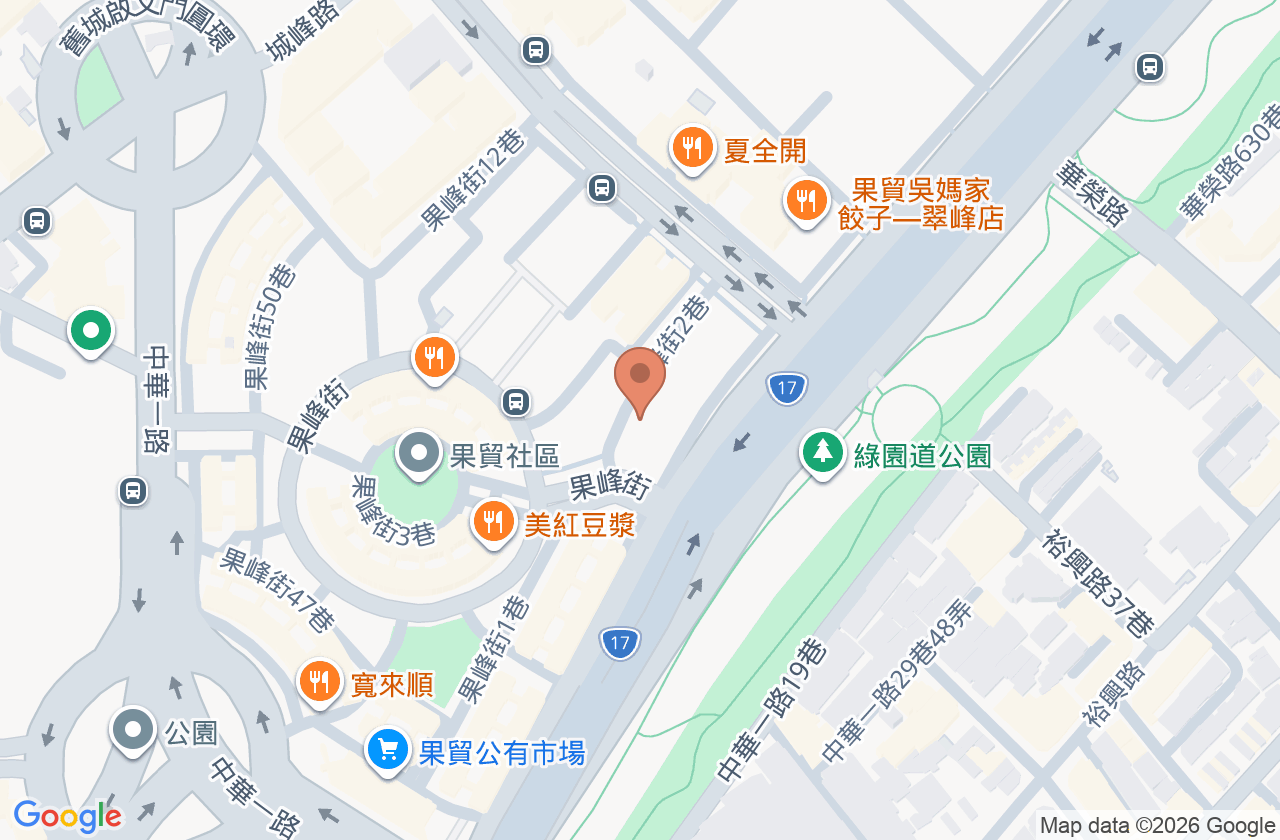 果貿牙醫診所 位置地圖