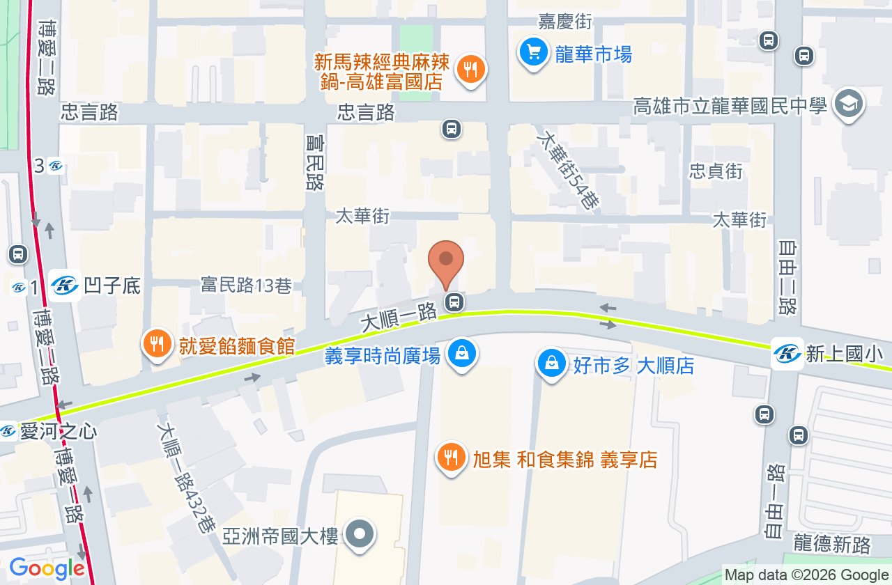 亞太牙醫診所 位置地圖
