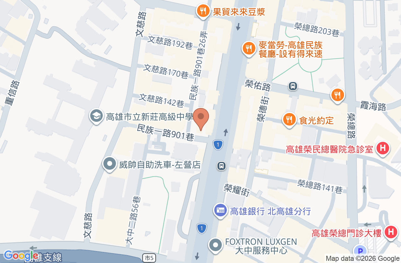 吳武益牙醫診所 位置地圖