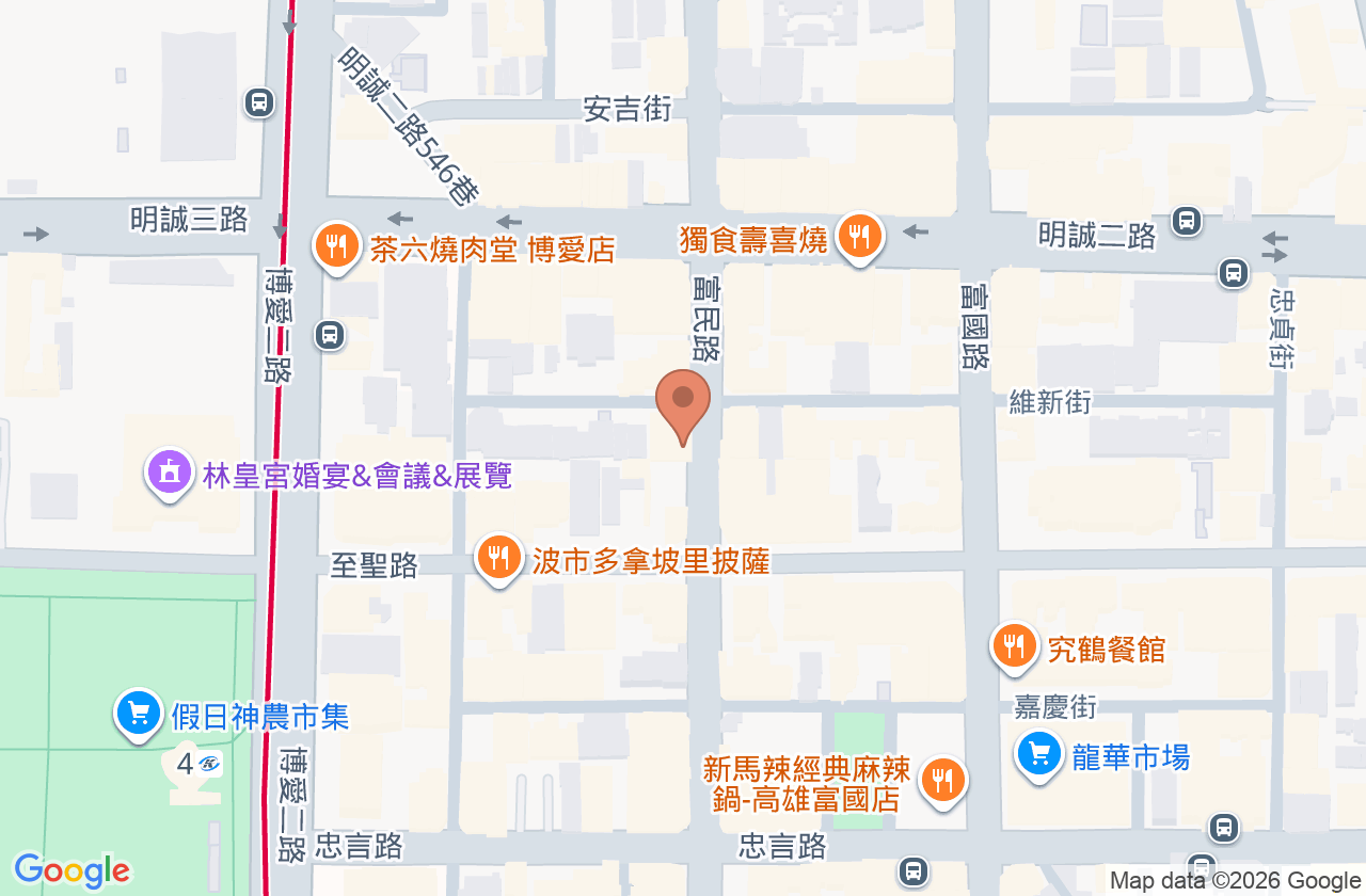 昆煌牙醫診所 位置地圖