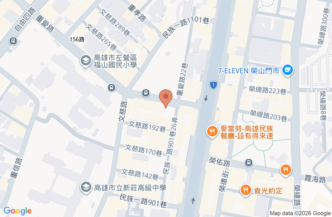 育群牙醫診所 位置地圖