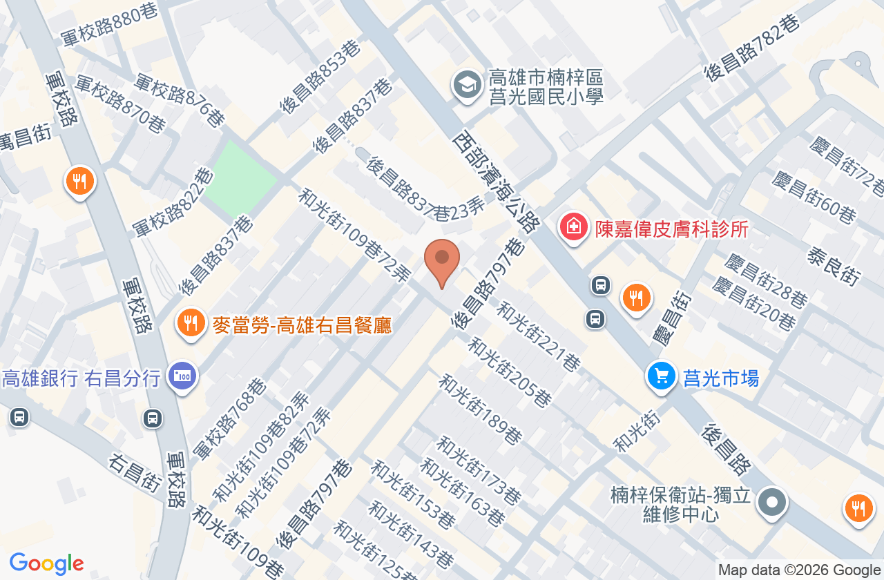 愷哲牙醫診所 位置地圖