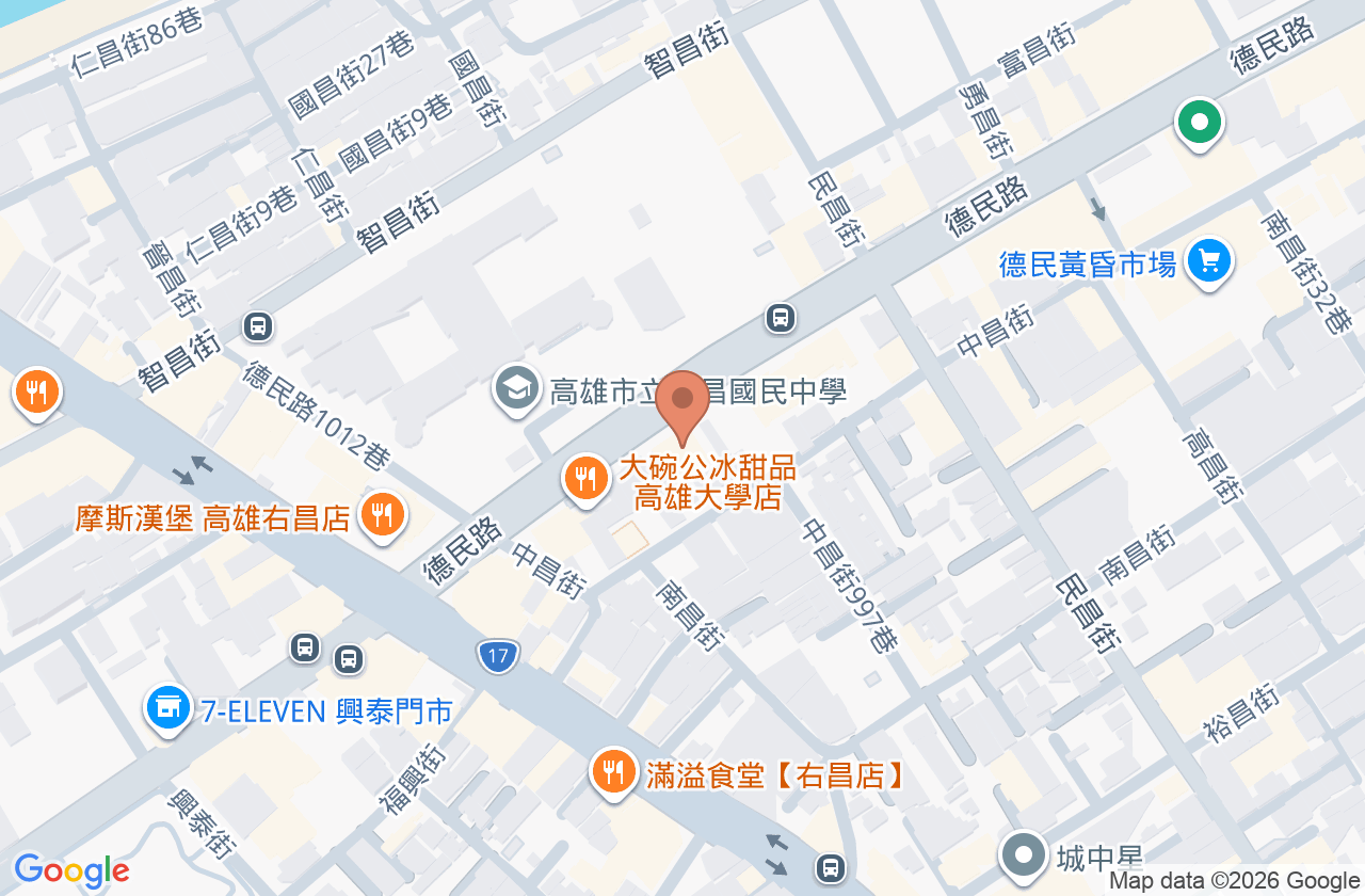 德明牙醫診所 位置地圖