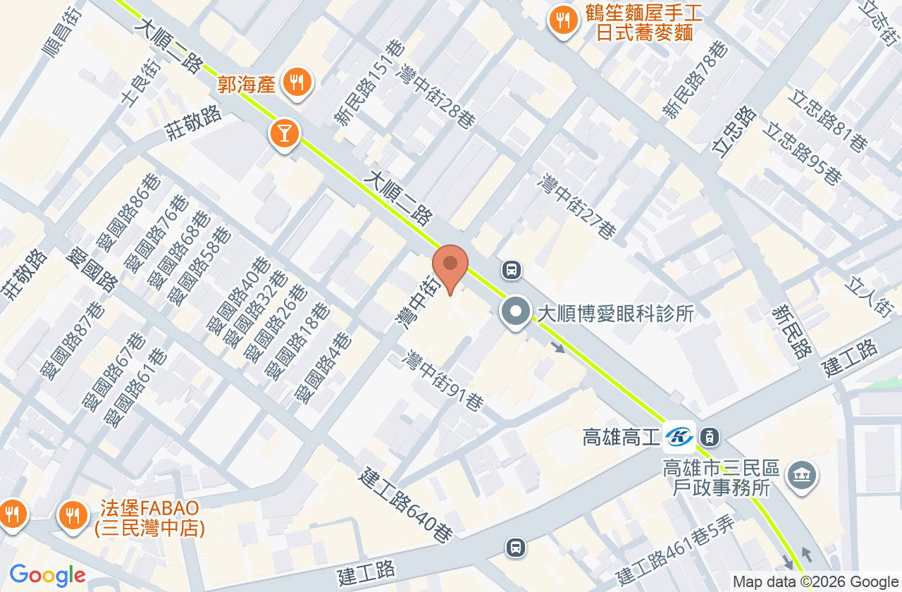 莊正亮牙醫診所 位置地圖