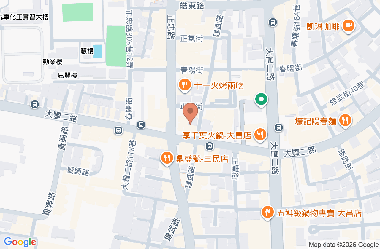 上豐牙醫診所 位置地圖