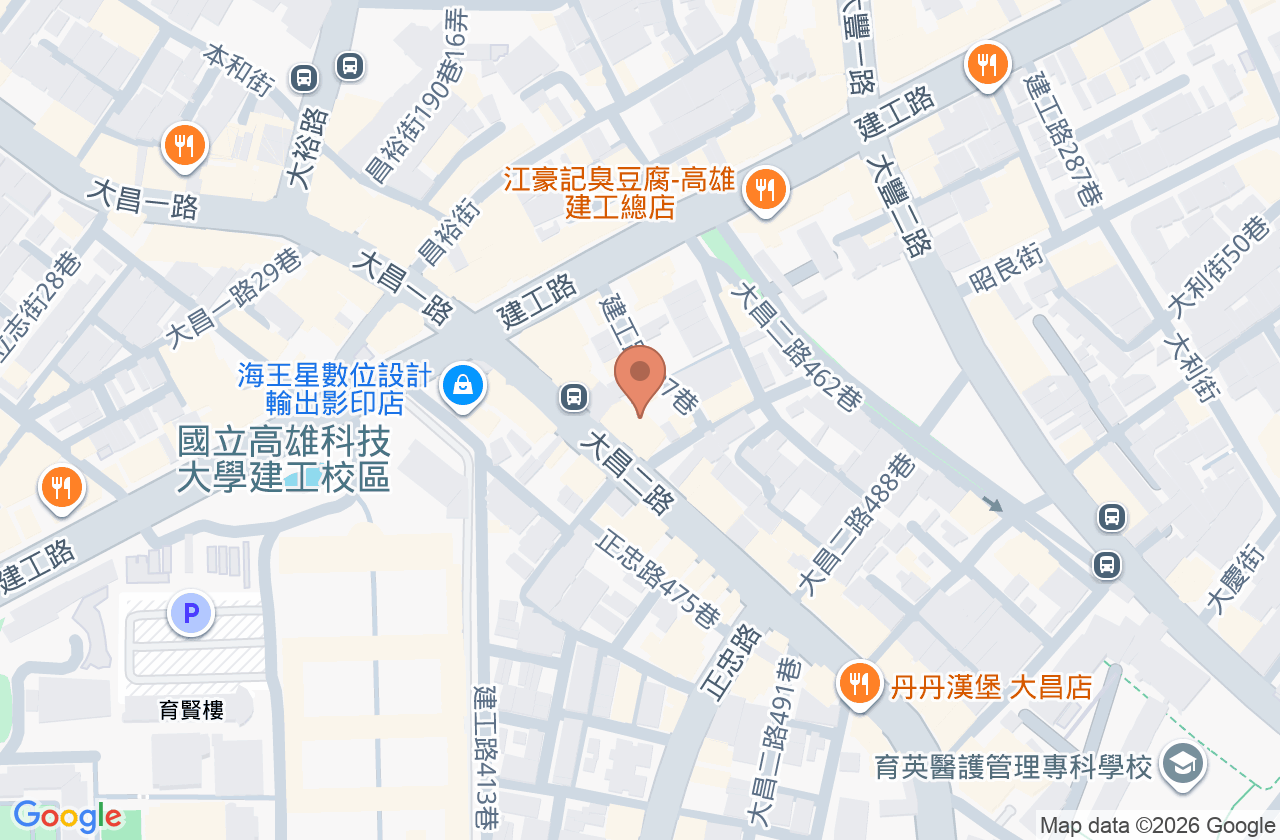 健嘉牙醫診所 位置地圖