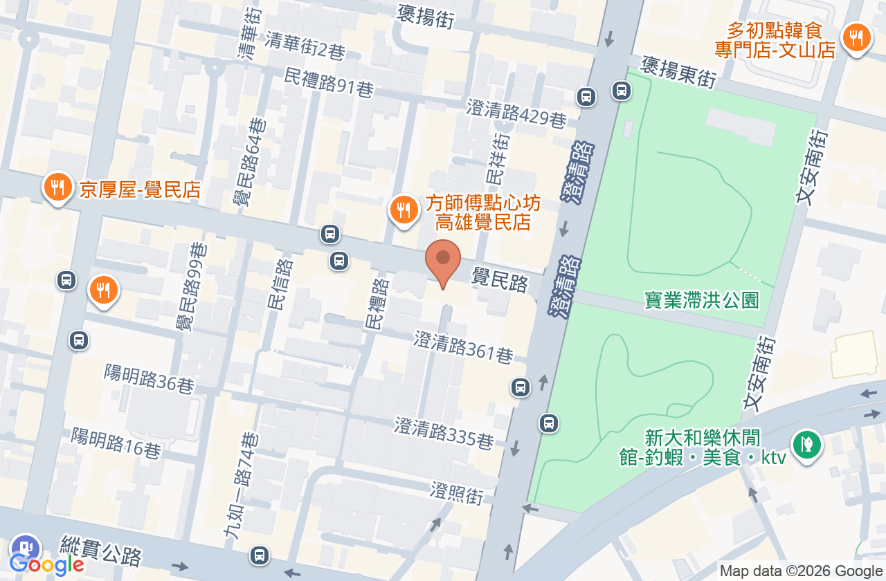 厚安牙醫診所 位置地圖