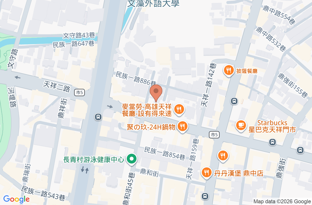 長春牙醫診所 位置地圖