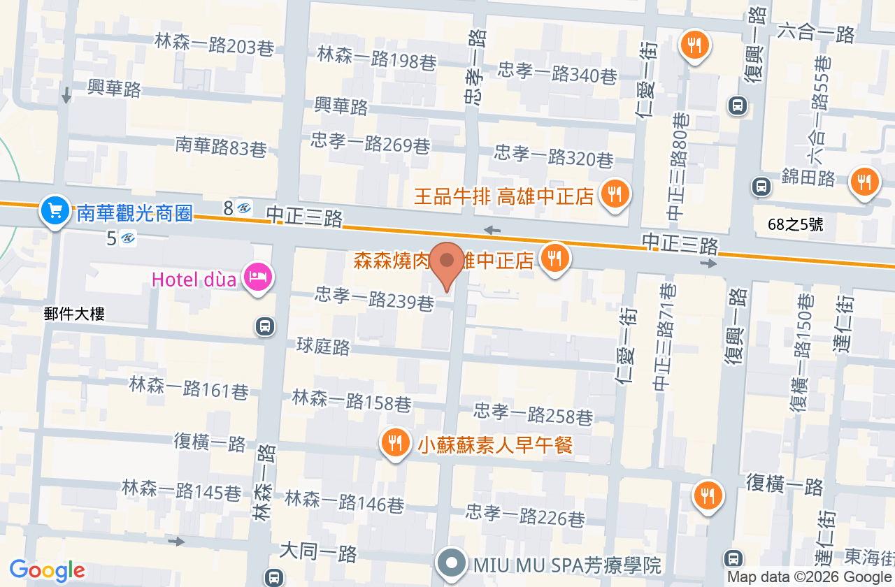 東政牙醫診所 位置地圖