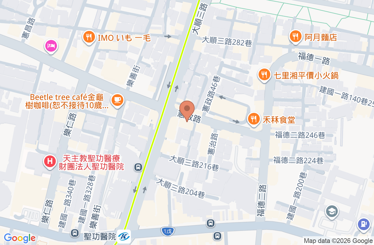 中清牙醫診所 位置地圖