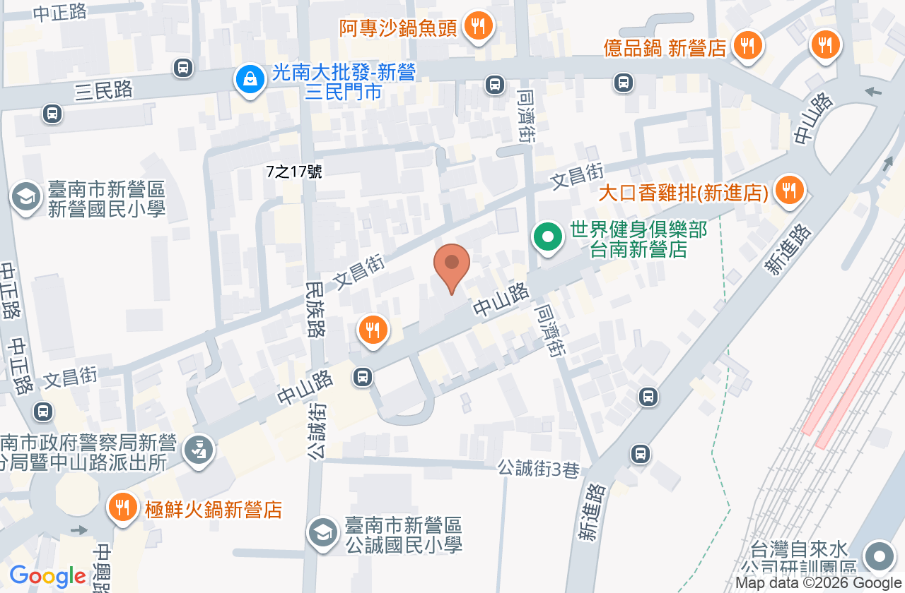 江金旺眼科診所 位置地圖