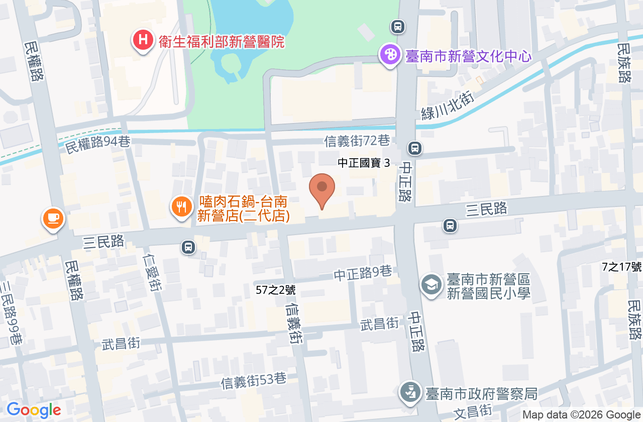 王國欽內兒科診所 位置地圖