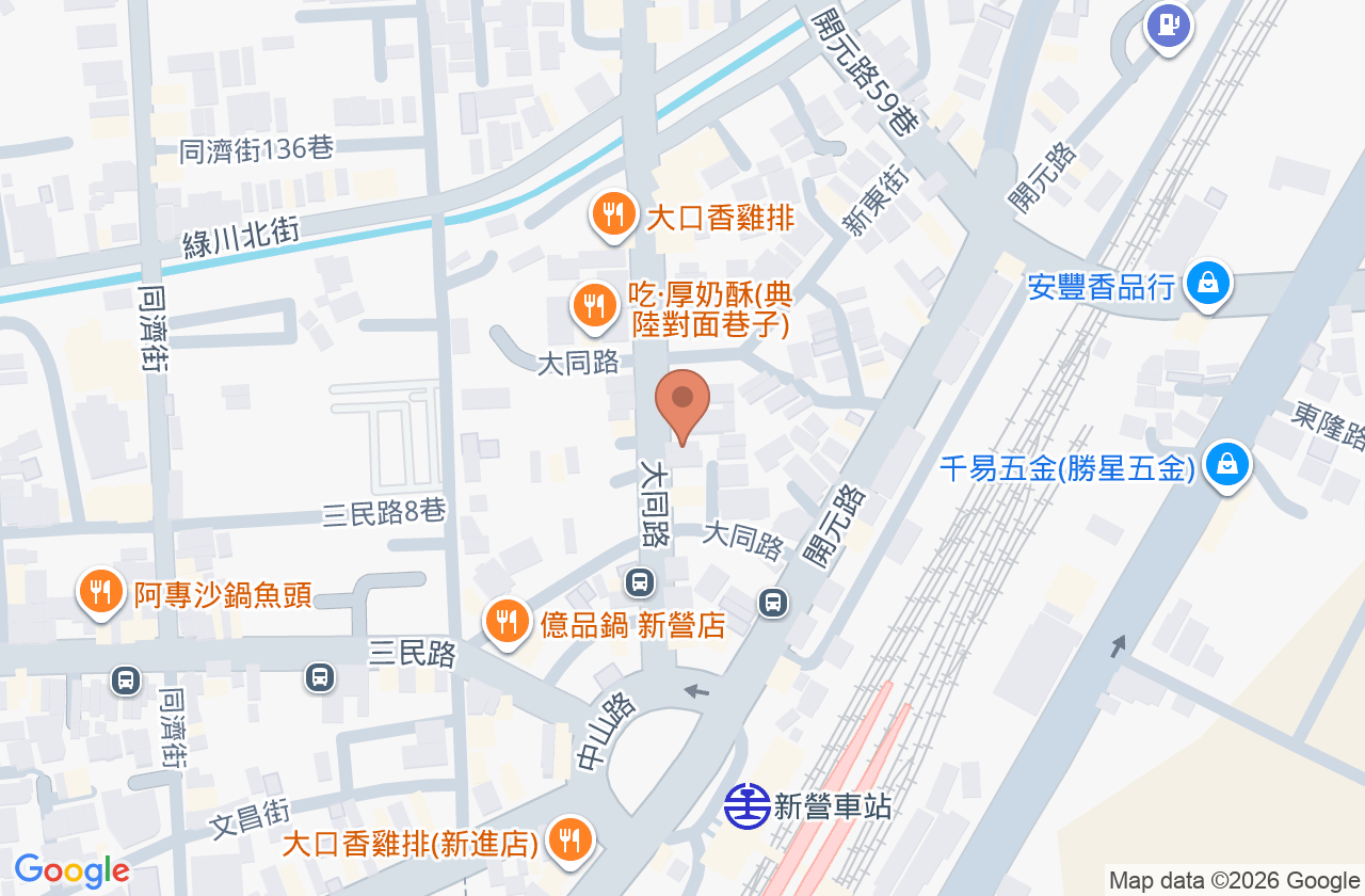 佑生婦產科診所 位置地圖