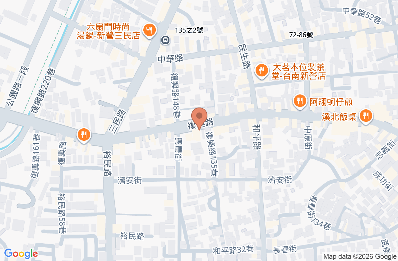 許小兒科診所 位置地圖