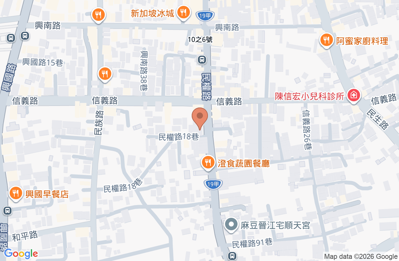 周蓁佑復健科診所 位置地圖