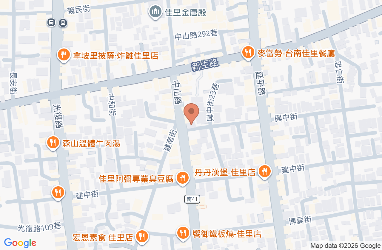 蘇稔然內科診所 位置地圖