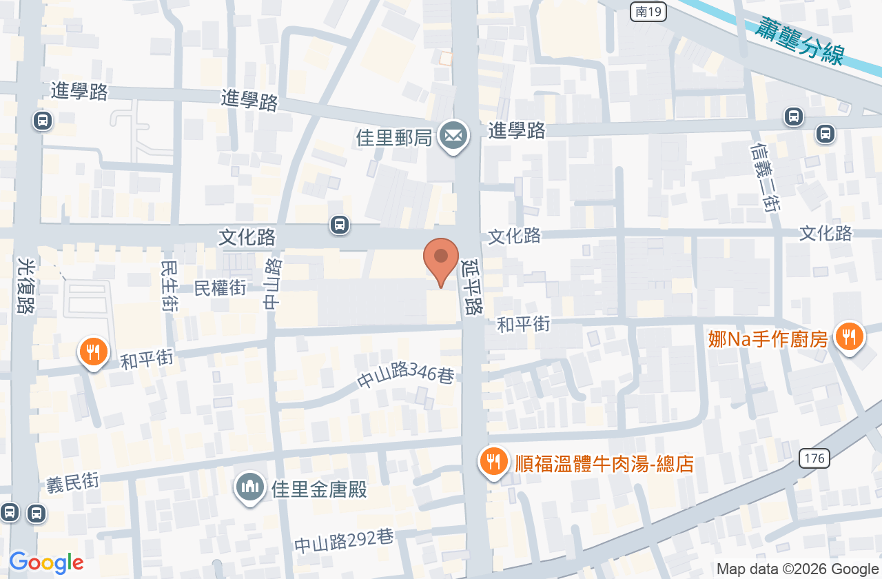 劉亞伯耳鼻喉科診所 位置地圖