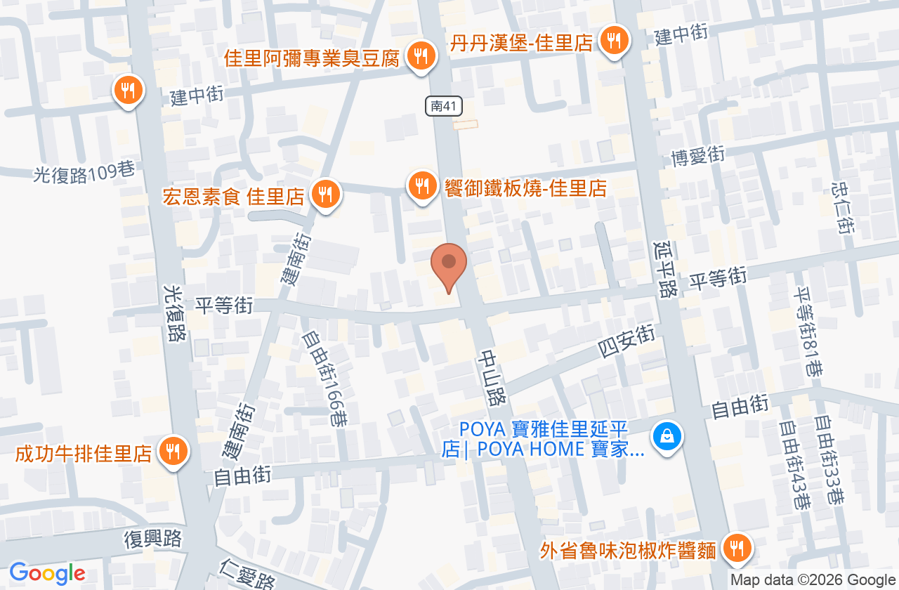 金石小兒科診所 位置地圖