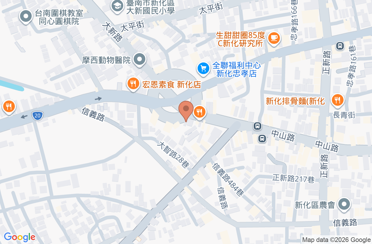 王中誠婦產科診所 位置地圖