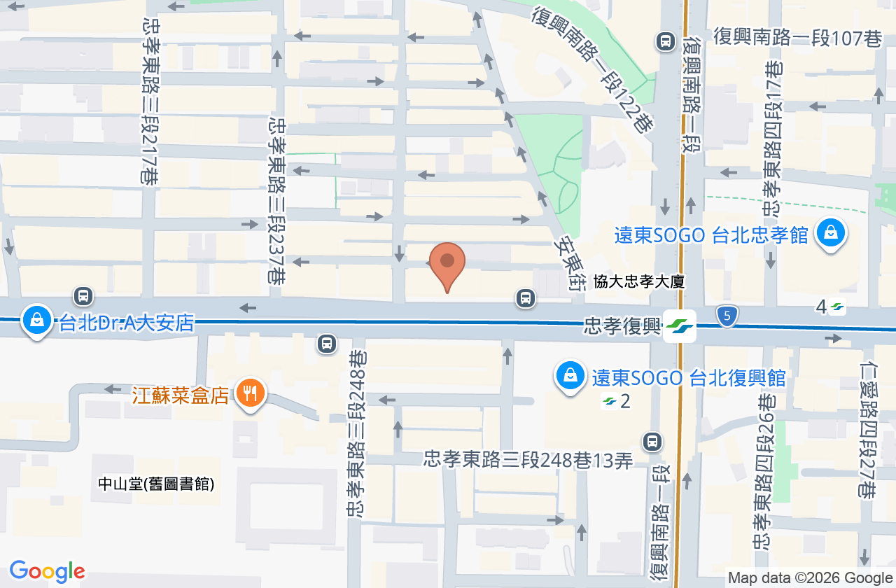 華仁牙醫診所 位置地圖