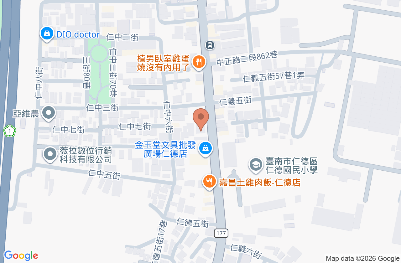 吳長芳小兒科診所 位置地圖