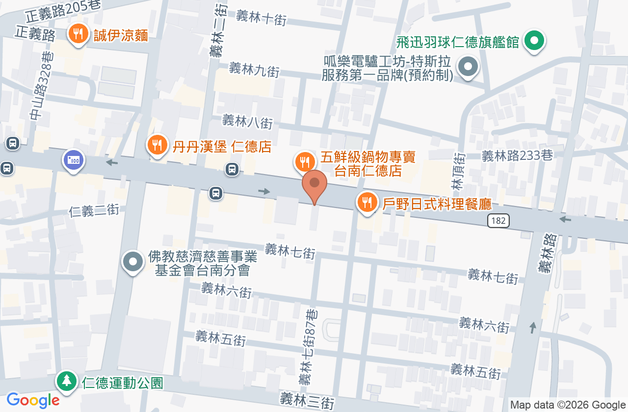 泓仁診所 位置地圖