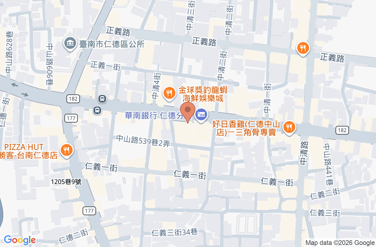 崇仁內科診所 位置地圖